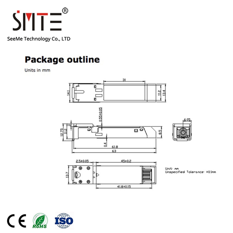 3FE46541AAA G-010S-A GPON ONT SFP module de fibers