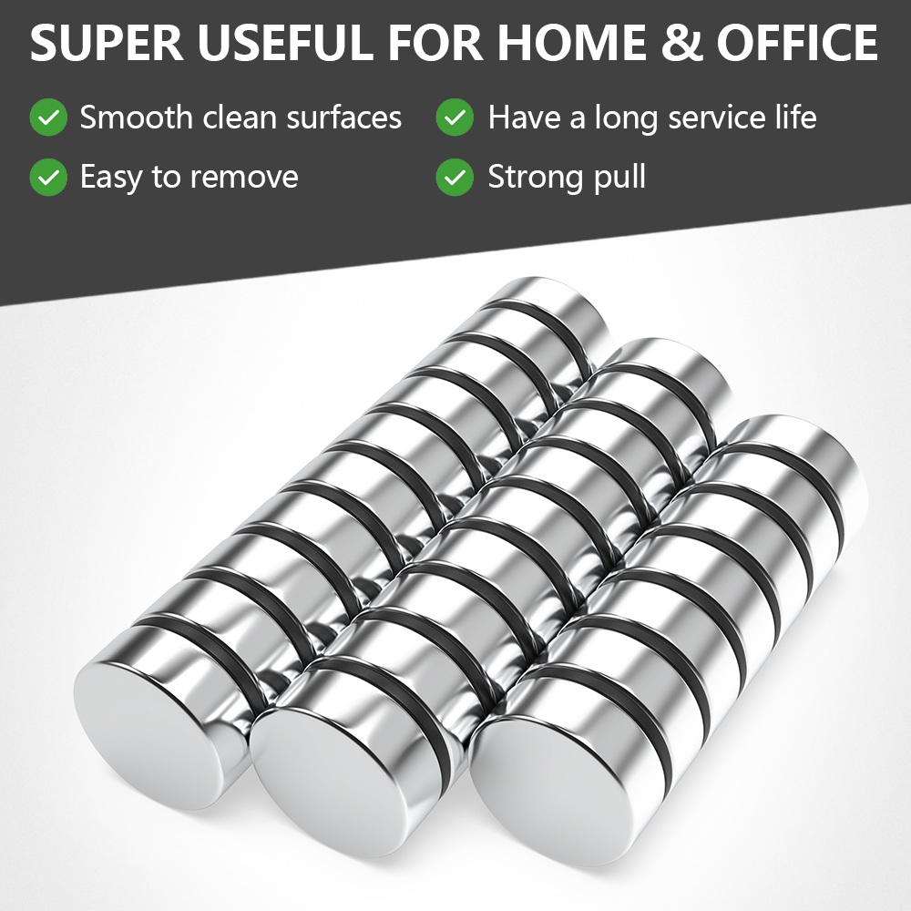 25x10mm Super Strong Round Magnet Powerful Magnets for Fridge, DIY, Building, Scientific, Craft, and Office Magnets