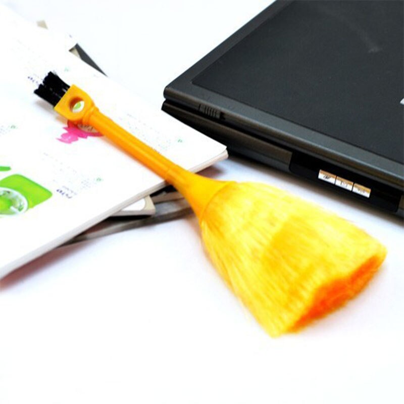 Computer keyboard dust brush computer cleaning brush cleaning tool brush dust brush: yellow