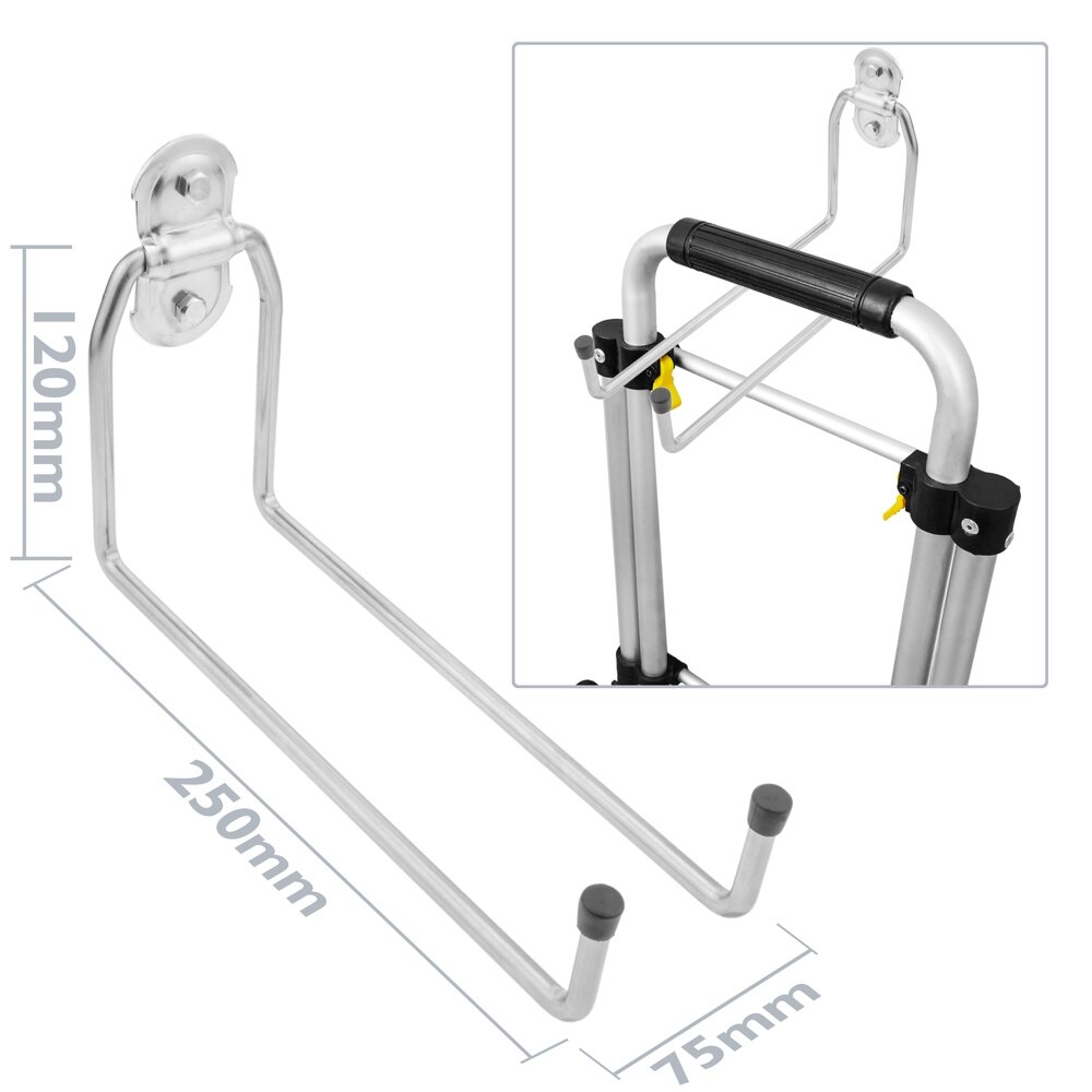 PrimeMatik-250mm di zinco placcato in acciaio multi-scopo gancio a muro