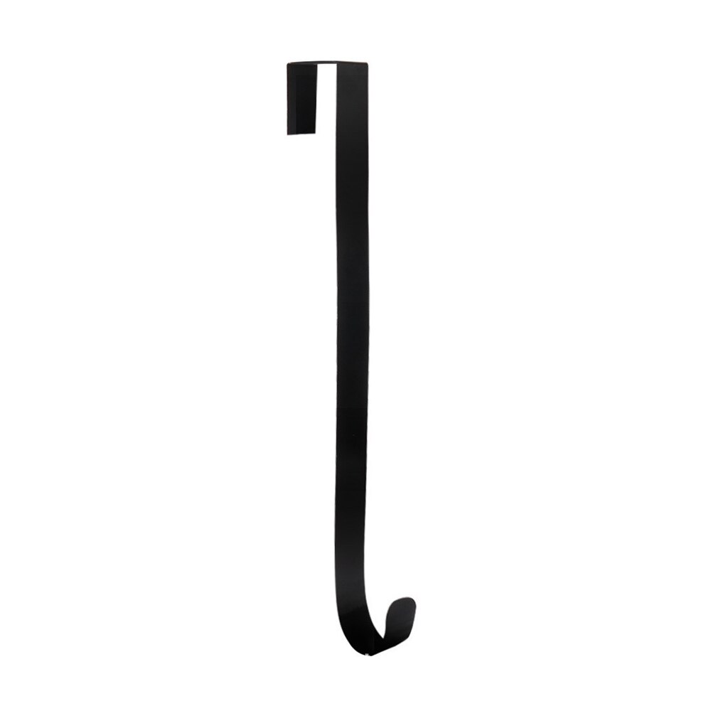 Kerst Krans Haak Hanger Boven Deur Kerst Grote Metalen Krans Hanger Verf Voordeur Krans Haak Voor Kerst: Black