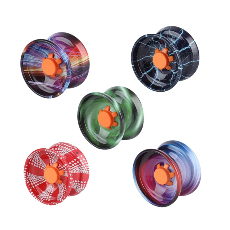 5Pcs Alloy Responsive Yoyo Balls Colorful Responsive Ball Metal Beginner String Trick Ball for Beginners, Adults Players: Default Title
