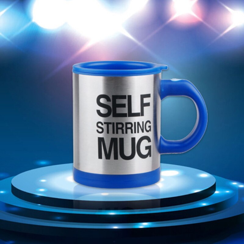 400ML Edelstahl Selbst Rühren Becher Mischen Kaffee Tee Tasse Automatische Elektrische Faul Kaffee Milch Mischen Auto Rühren Becher mit Deckel