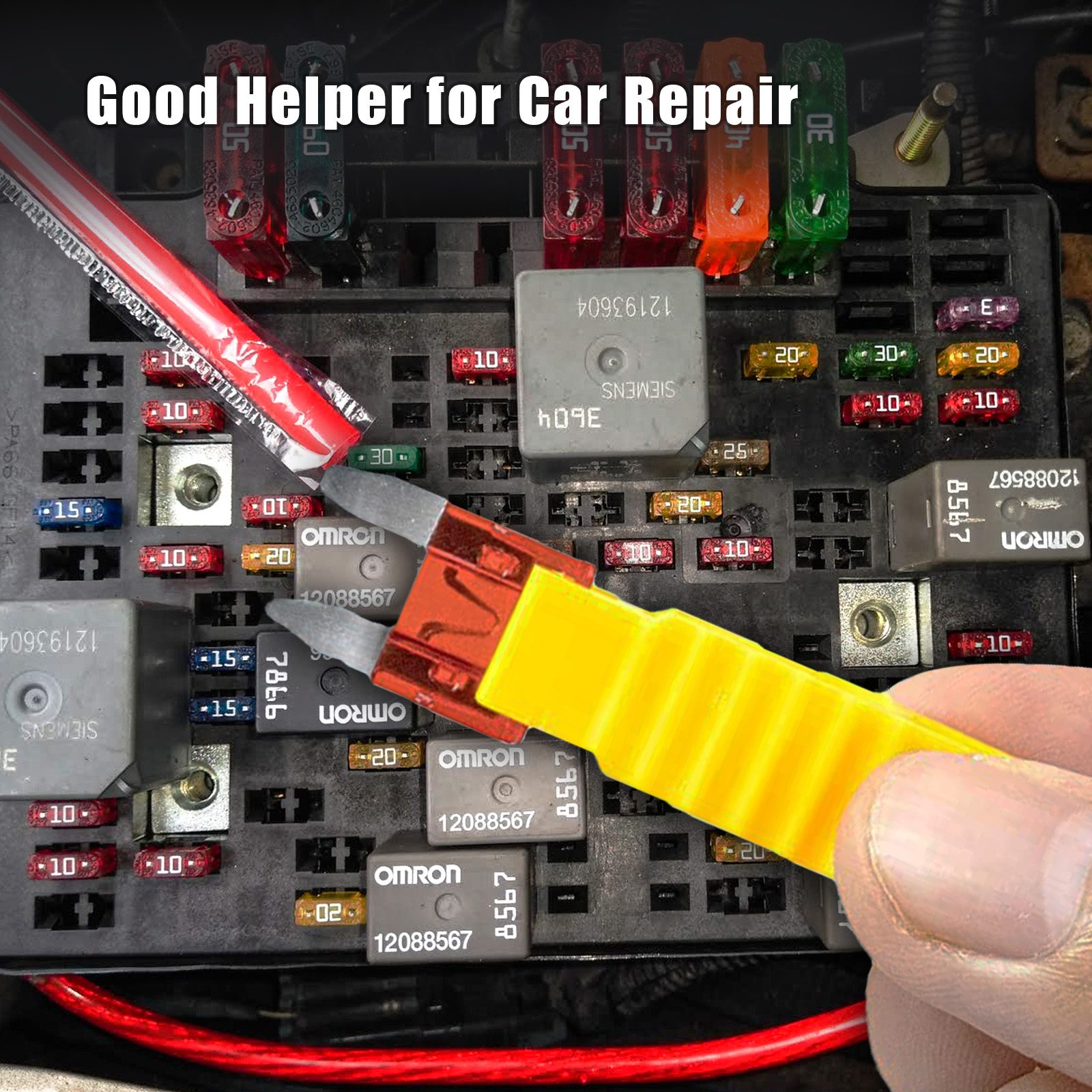 Extractor de fusibles para coche, Clips de fusibles para automóvil, herramientas de extracción, accesorios de herramientas de seguridad, extracción de fusibles para automóvil