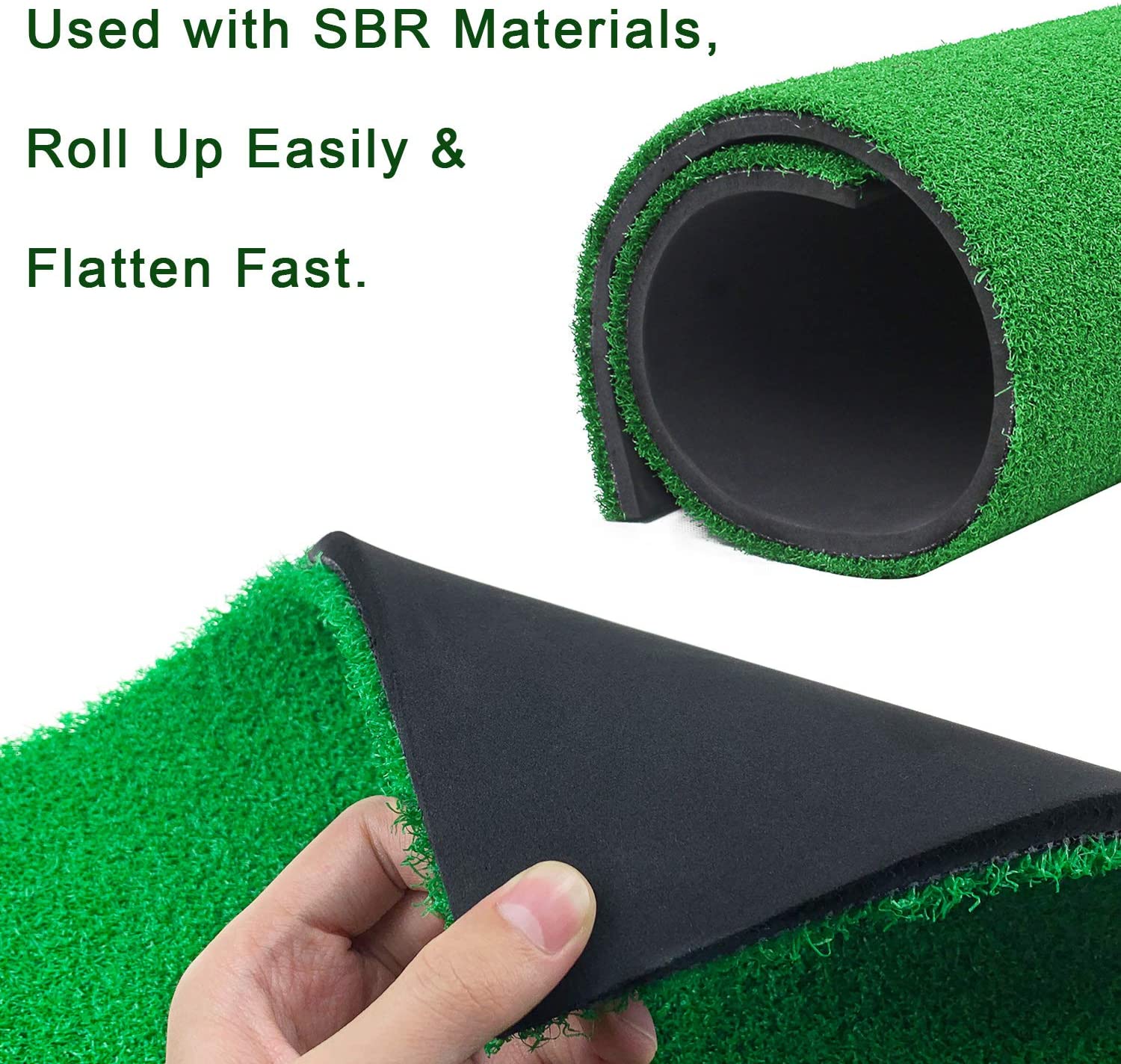 12”x 24” Golf Practice Hitting Mat with Tee Balls,Golf Mat Pad for Indoor Backyard Golf Chipping Driving Range Target Swing Aids