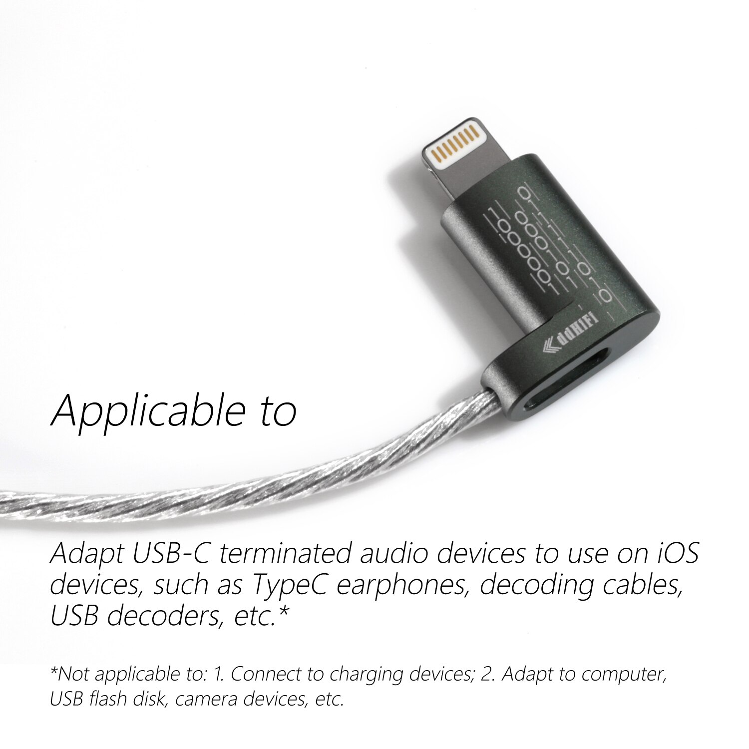 Dd Ddhifi MFi06 Lightning Naar Usb Type C Data Kabel Voor Aansluiten Ios Apparaten Met Usb Type C Audio Apparaten