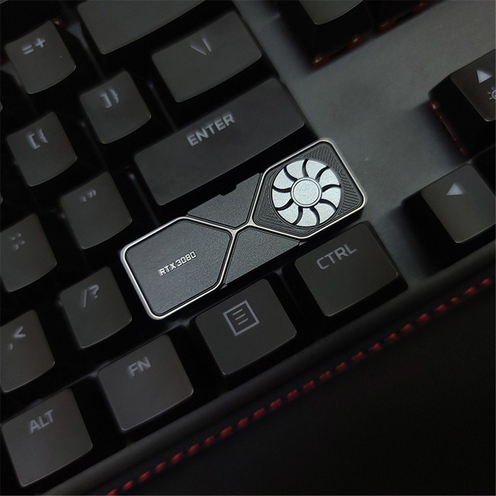 RTX3080 Key Caps Shift Keyboard Cap 3060 Keycap Enter NVIDIA 3080 Graphics Card Figure Gamers DIY PC MOD Gamer Water Cooler: 3080 shift rotary