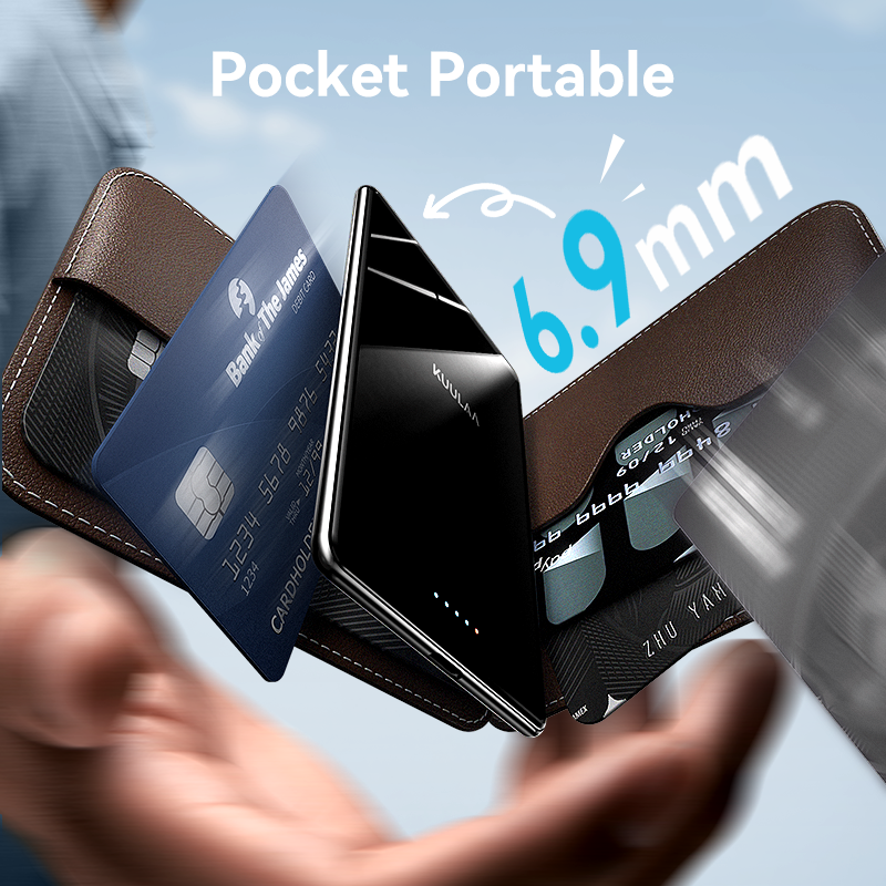 KUULAA Magnetic Power Bank 5000mAh Wireless Phone Charger External Battery 20W Fast Charging For Magsafe For iPhone 16 15 PowerB