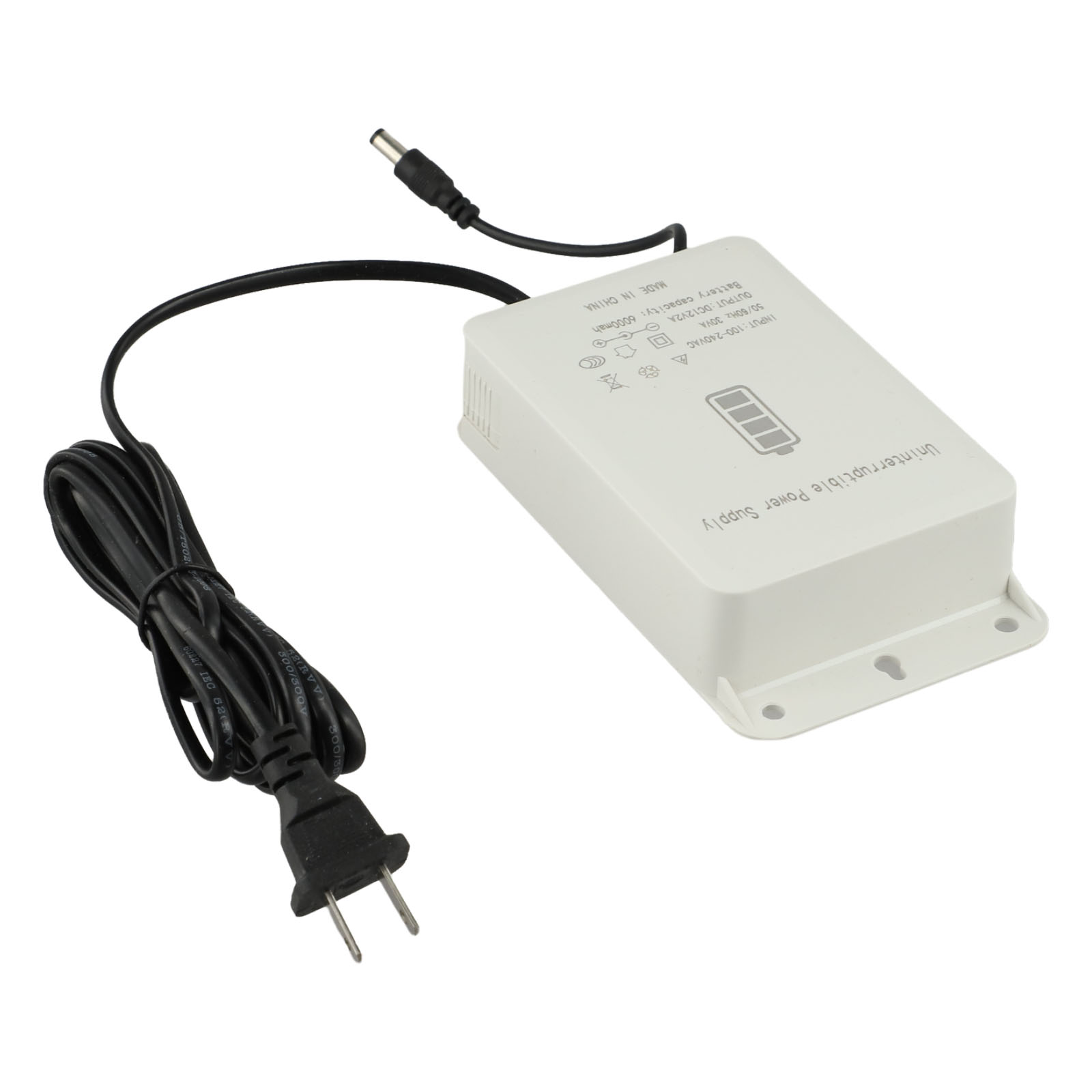 DC12V-2A 6000mAh fuente de alimentación ininterrumpida Mini UPS interfaz de respaldo de batería adaptador de fuente de alimentación ininterrumpida