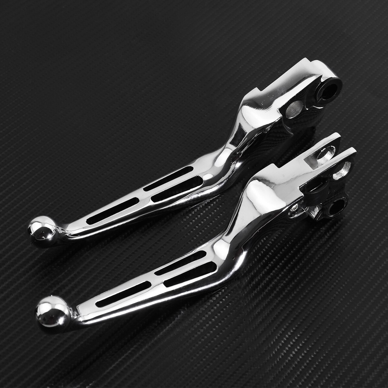 Motorbike Chrome Brake Clutch Levers For Harley 1996-2003 XL,1996-2007 Dyna and Touring,1996-2007 and Softail