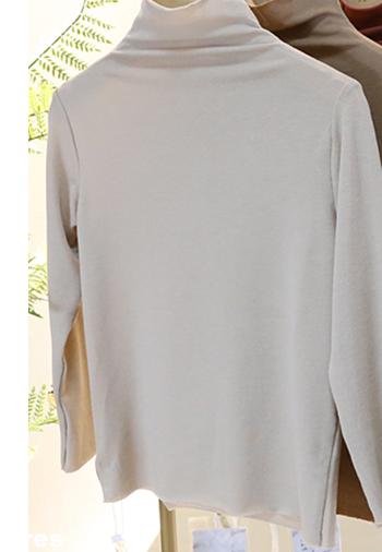 Meisjestrui coltrui katoen jongens meisjestruien hoge hals voor de winter kinderen gebreide tops gebreide trui jongens zwarte herfsttops: Beige / 4t