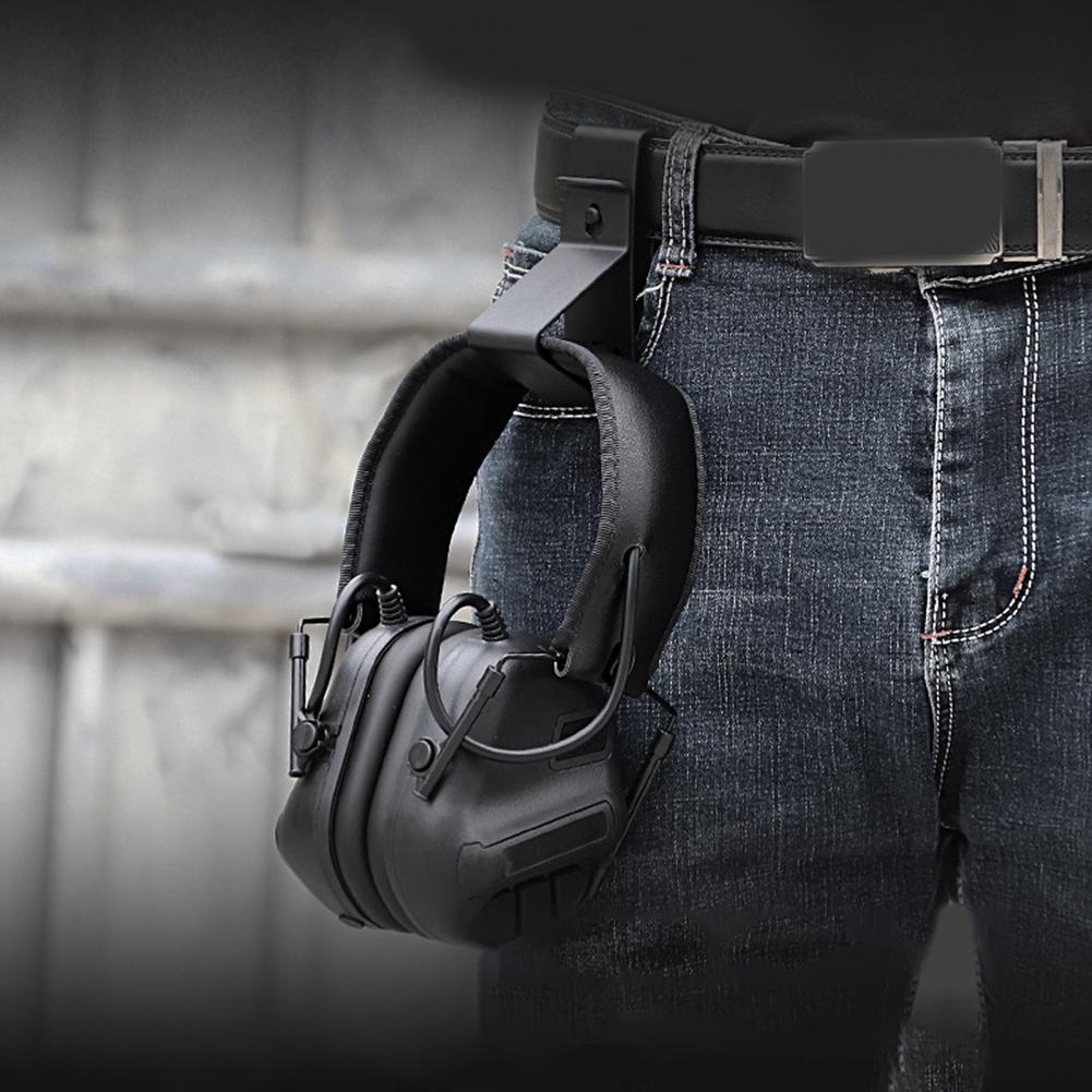 Headset Hanger Mounting Buckle Clip Quick Release Portable Belt Headset Hang Buckle Hook Desk Phone Holder
