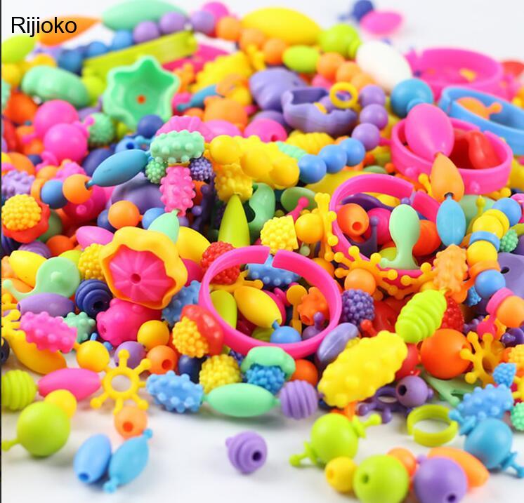 Diy juguetes de las niñas la creatividad costura manualidades niños pulseras de joyería hecha a mano Kit a la de juguete de
