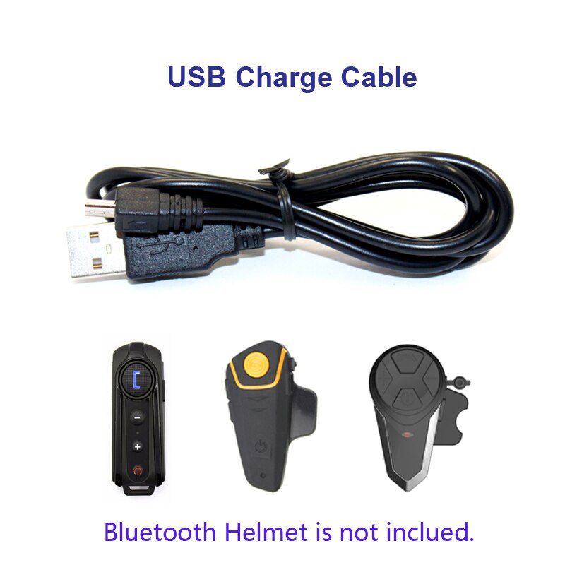 Kit mains-libres Bluetooth pour casque de moto, accessoires pour casque de moto, câble de Charge USB, Intercom pour BT-S3 BT-S2 BT-S1