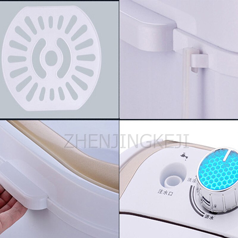 Small Mini Washing Mchine Single Bucket Semi-automatic Portable Underwear Shirt With Dehydration Washer Household Appliances