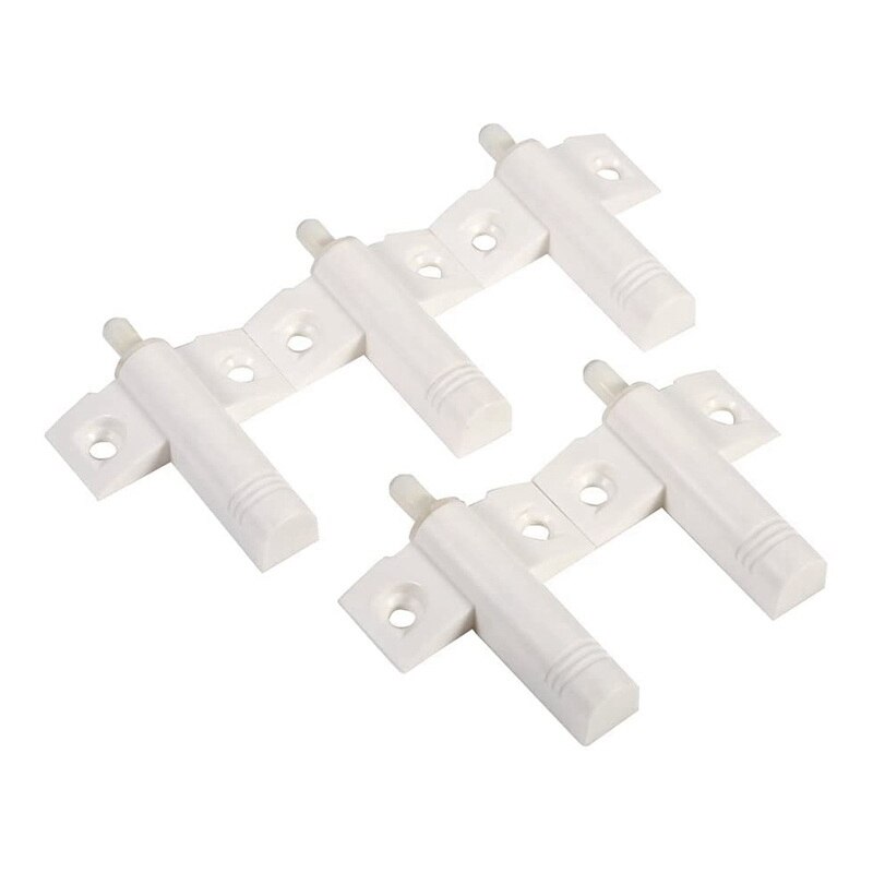20Pcs Closer Damper Buffer Cushion Gate Buffer Push Open Door System Shock Absorber Cabinet Drawer Buffer Silent (White)