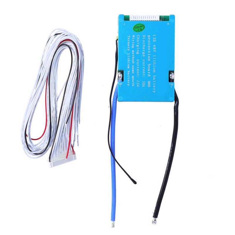 BMS Balance Boards 48V Battery Protection Board with Heat Sink for Electric Scooter for Power Tools for Ternary Batteries: 30A