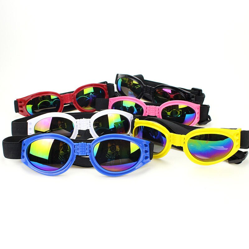 Pet Dog Goggle Vouwen Zonnebril Uv-bescherming Maat Verstelbare Zon Beschermen Bril