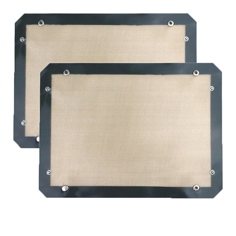 Draagbare oven bakmat, siliconen bakmat met knop, hittebestendige deegmat, herbruikbare, veilige en betrouwbare keukenbakbenodigdheden.: Legergroen