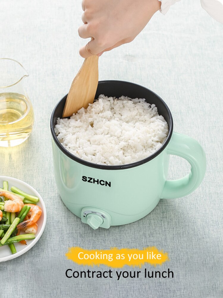 220V Mini Multifunction Electric Cooking Machine Household Single/Double Layer Pot Multi Electric Rice Cooker Non-stick CF42