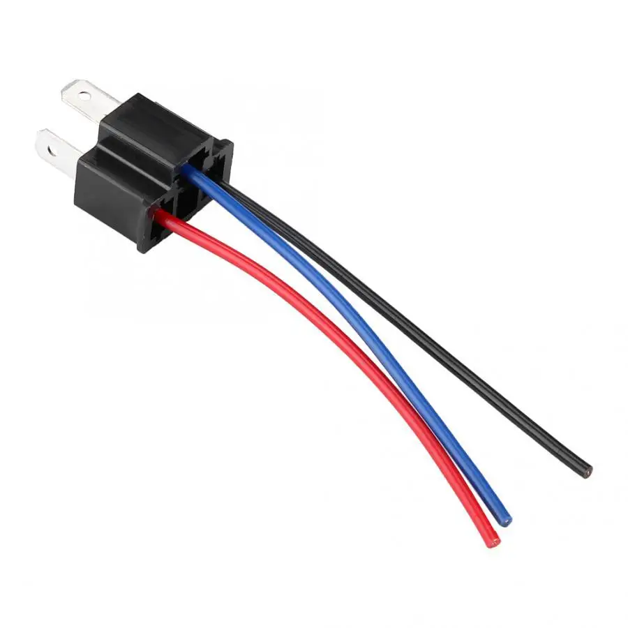 Cable Socket Wiring Harness H1 H4 H7 H9 H11 H13 9005 9006 9007 5202/H16 Lamp Holder with Wire Model Complete Accesorios Parts: Silver