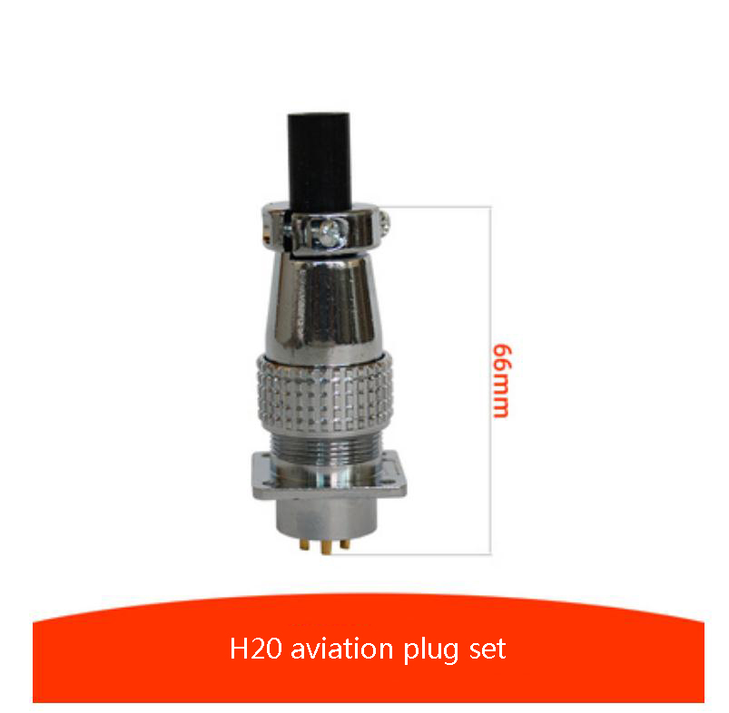 1pc H20 Engraving Machine Spindle Motor Plug Four Core Spindle Ceramics Aviation Socket: 3