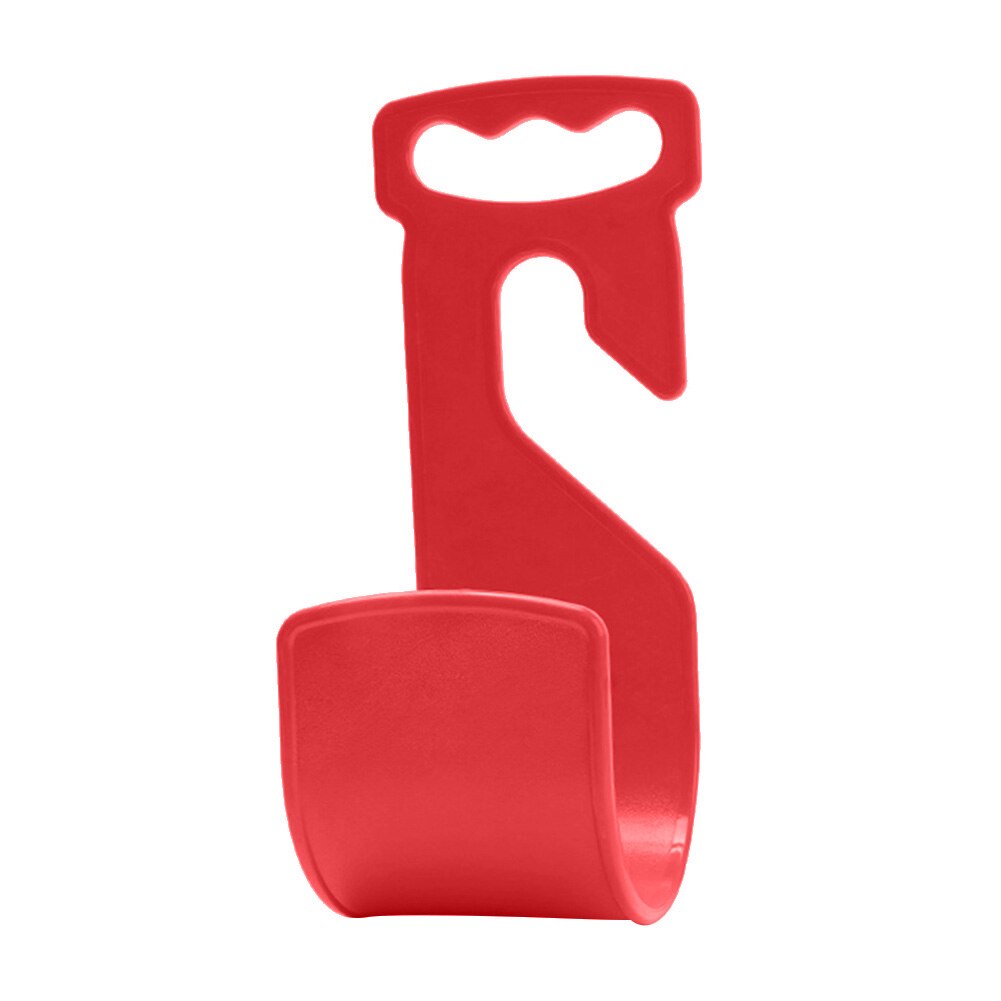 Garden Plastic Pipe Reel Hook Hanger Wall Mounted Holder Irrigation Shower Nozzle Telescopic Hose Storage Rack for any size hose: Red