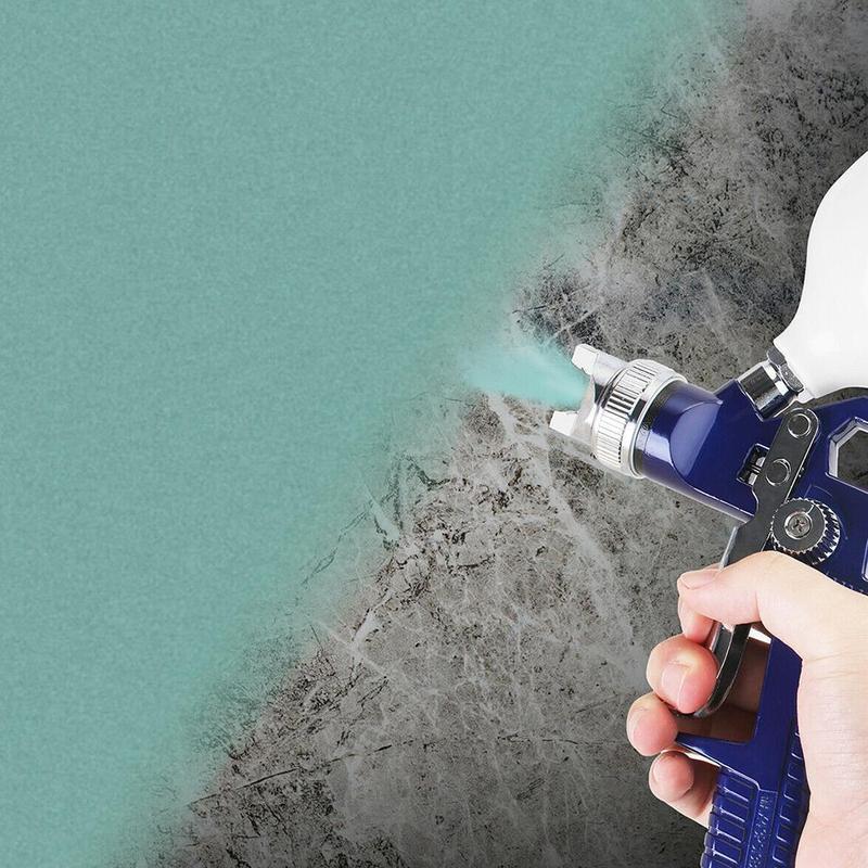 120ml HVLP Air Spray Gun Auto Paint Car Detail Base For Spraying High Basecoats Gravity Coat Clearcoats Coating Repair Visc D3N9