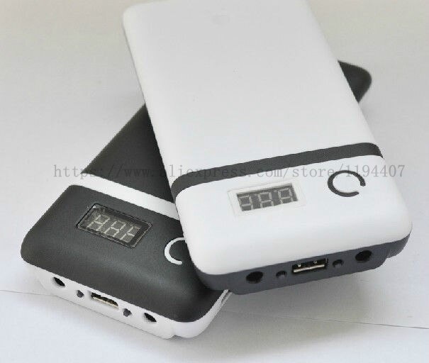 Universele 5V 9V 12V 19 V 21 V 6X18650 Dual Usb Externe Draagbare Power Bank batterij Lader Doos Case Voor Iphone Voor Samsung