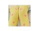 Multi-Kleuren Kinderen Leggings Meisje Liefde Hart Leggings Broek Elastische Skinny Panty: YELLOW