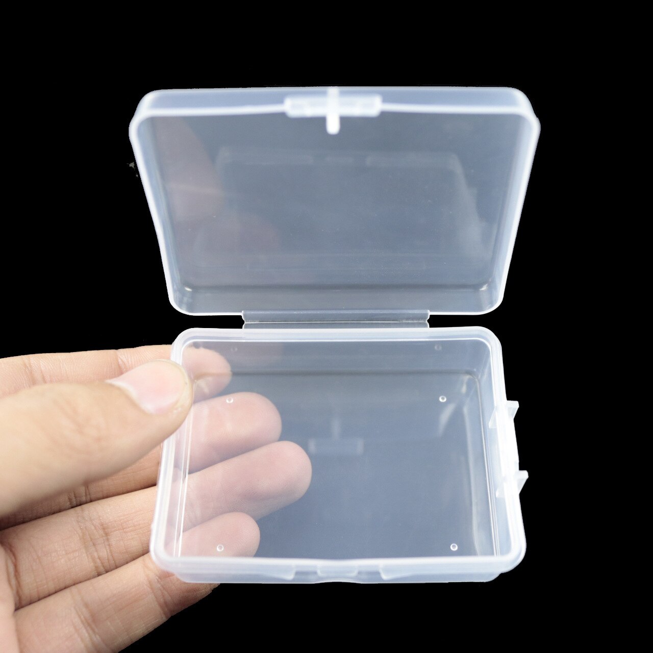 1 st/lot fiskeredskapslådor fixerbar liten fiskelåda plastförvaringslåda fodralhållare fiskdragbete krokar redskap