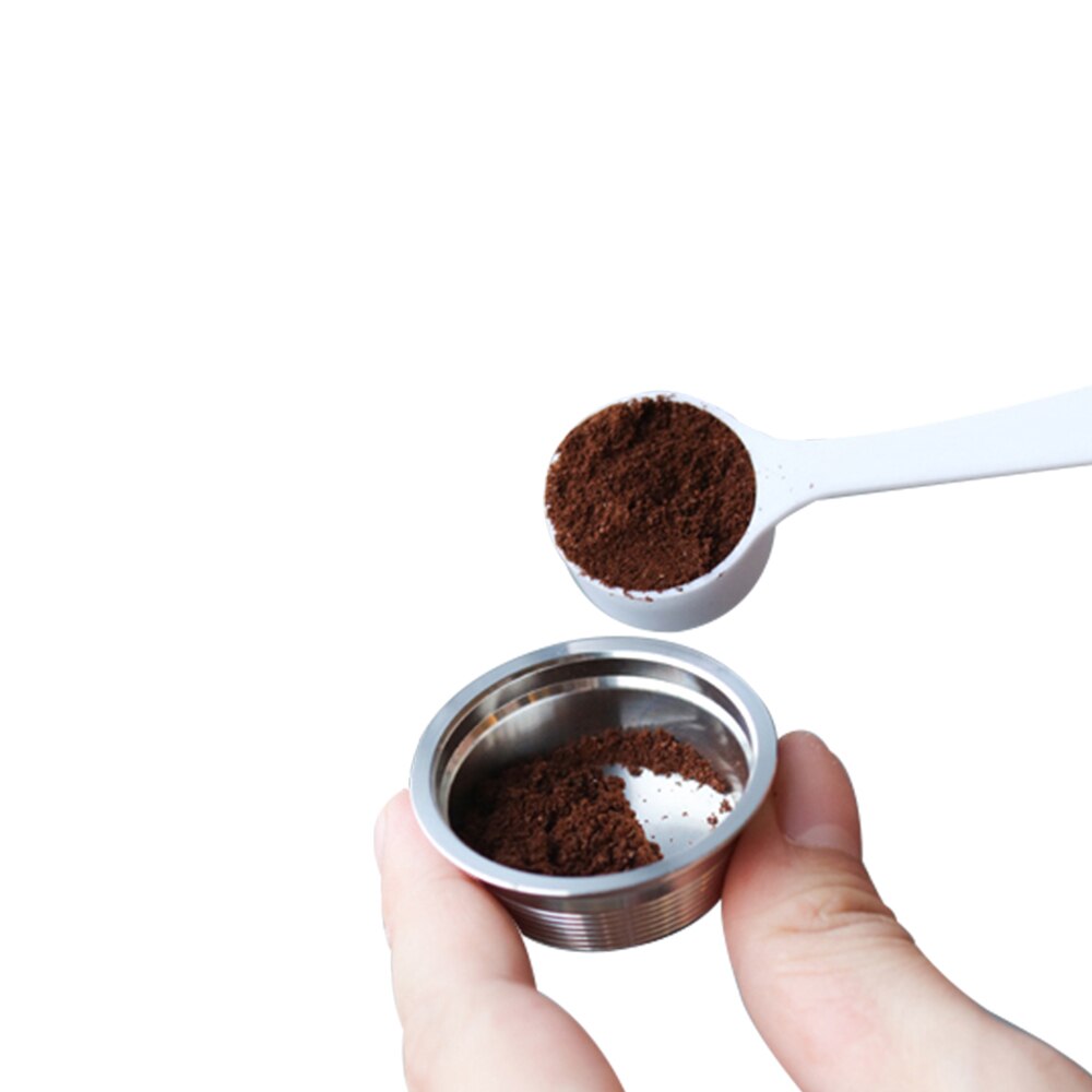 Refillable Reusable Lavazza A Modo Mio Coffee Capsule With Spoon Brush Lavazza Coffee Tamper Filter Pods Cup For Lavazza Filters