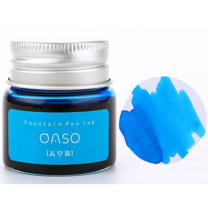 1pc 20ml Authentic Pure colorful ink without fountain pen ink pen nib ncomics refill Penna stilografica carbon pimio 03826: Blue