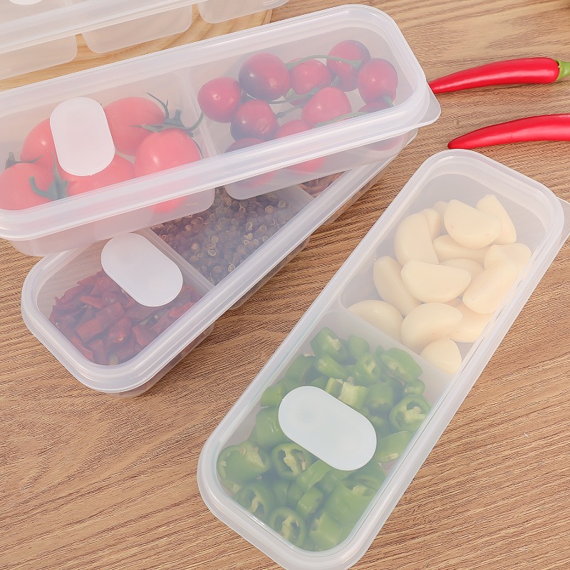 1/10Stck Kunststoff schärfer Kasten Kühlschrank Fleisch Erhaltung Kasten Gemüse Obst Lagerung Container Küche Fleck Mittagessen Versiegelt lagerung