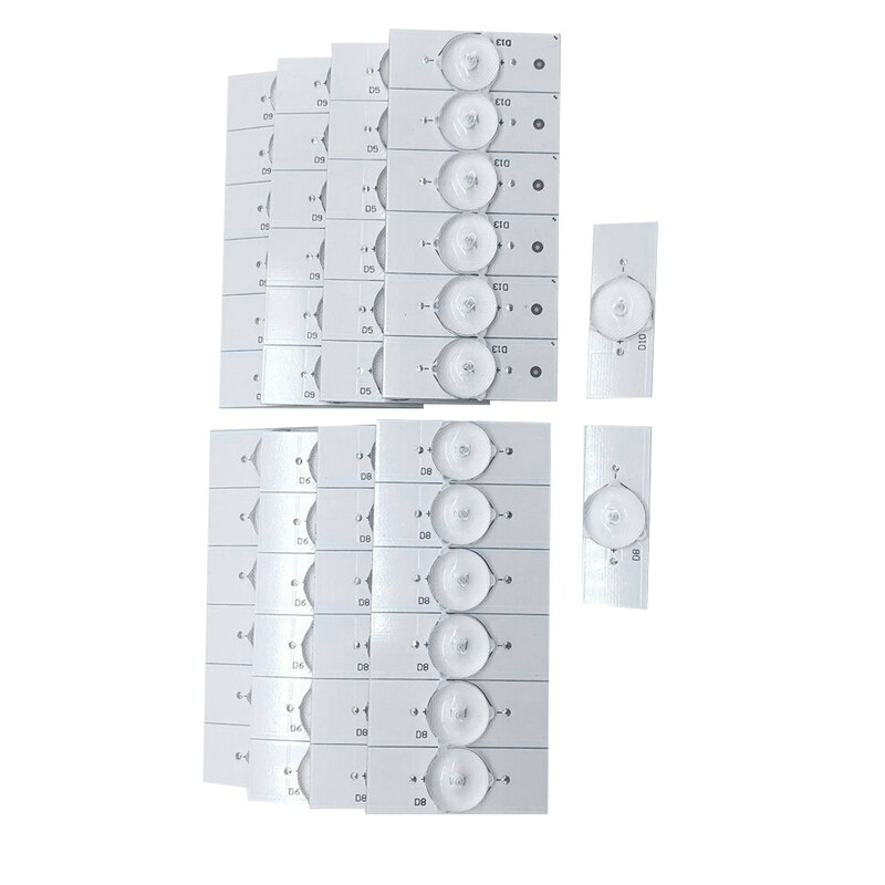 50PCS 3V SMD Lamp Beads with Optical Lens Fliter for LED TV Repair Led Light Strip Part Accessories