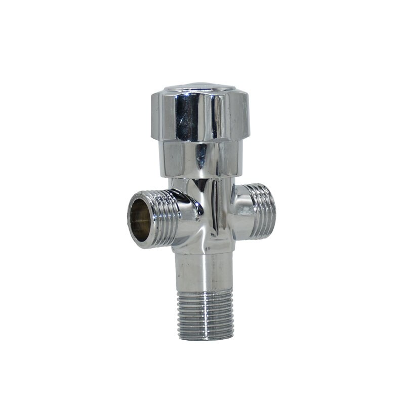 Messing mannelijke 1/2 inch t-stuk kraan t-type 3-- weg waterverdelerklep badkamer schroefdraadaansluiting buisfittingen 1 st.