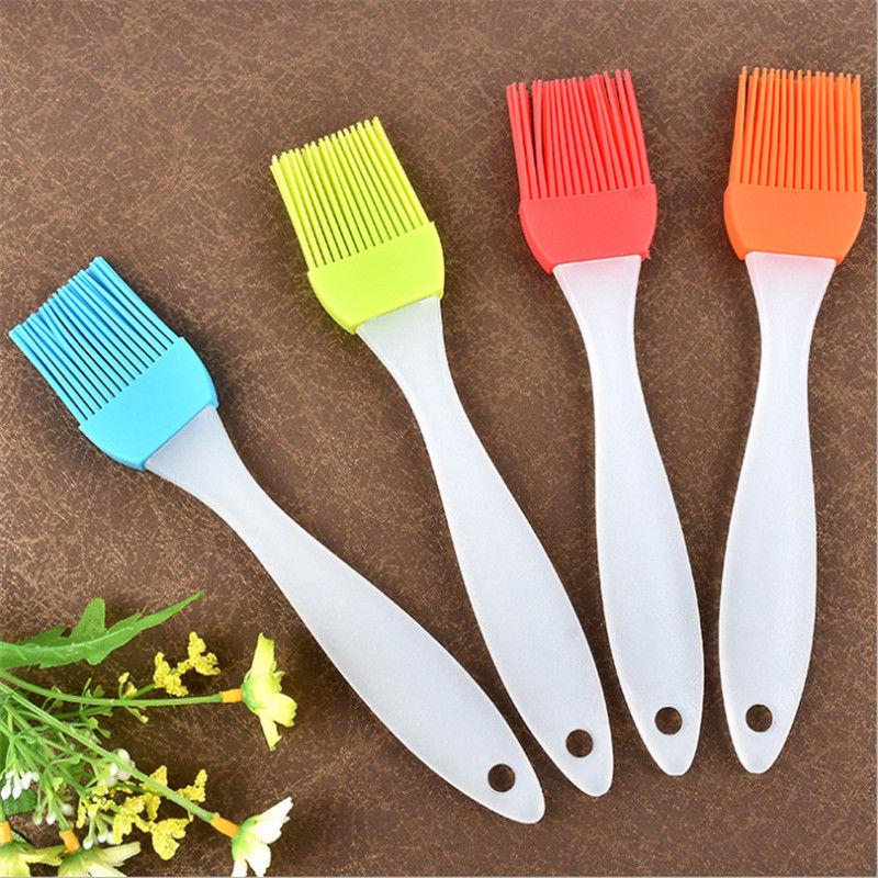 Silicone Baking Bakeware Bread Cook Brushes Pastry Oil BBQ Basting Brush Tool Color Random