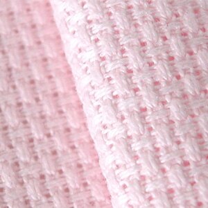 Roze Top 14CT borduurwerk canvas, kruissteek canvas van Beige kleur kruissteek stof
