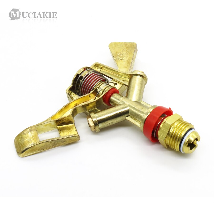 MUCIAKIE 2PCS 1/2'' Male Thread Zinc Alloy Rotating Sprinkler 360 Degree Rotate Rocker Arm Water Spray Nozzle Garden Irrigation