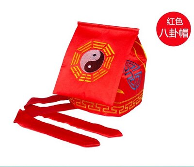 Taoist Hat Traditional Chinese Fengshui Costume 4 Colors Adjustable Taoism Cap Supplies