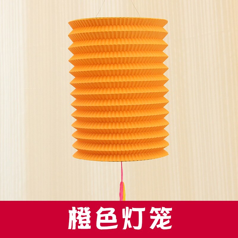 Farolillos de papel cilíndricos nuevos 1 pieza para niños, decoración para de cumpleaños DIY, decoración romántica para hogar, decoración para de boda, faroles: orange