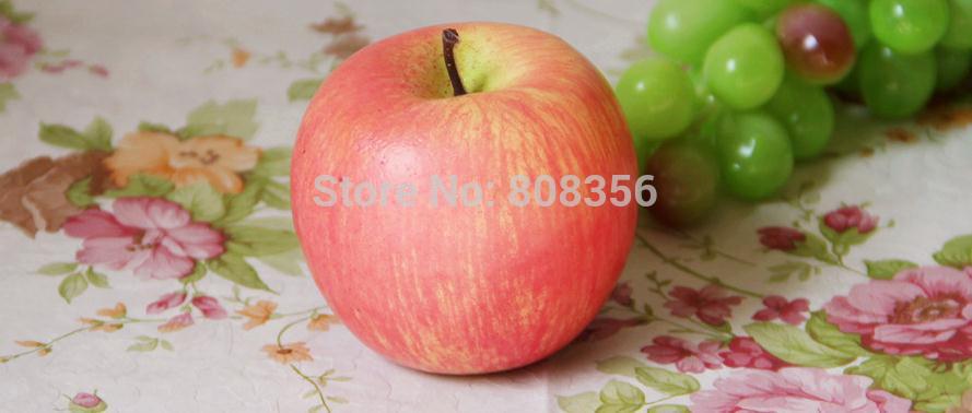 20 stuks 8cm/3.15 " kunstmatige appels, fruit, groenten, simulatie-appels, model, rekwisieten, decoraties, bruiloftsshootbenodigdheden