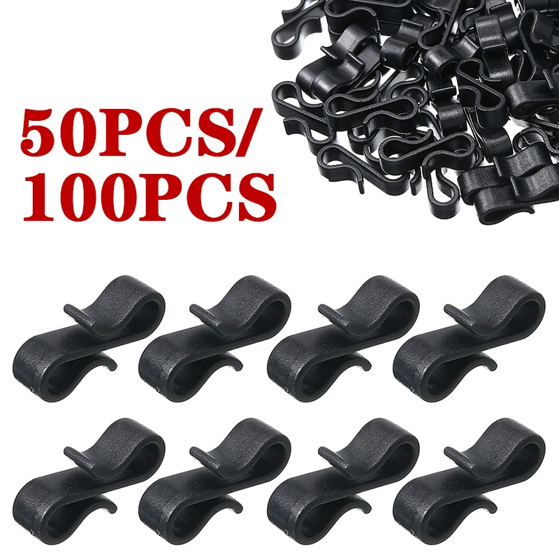 Mayitr Gutter Hooks Heavy Duty Clips Year Christmas Party Fairy Lights Decoration Clip Tools Parts 10/50/100pcs