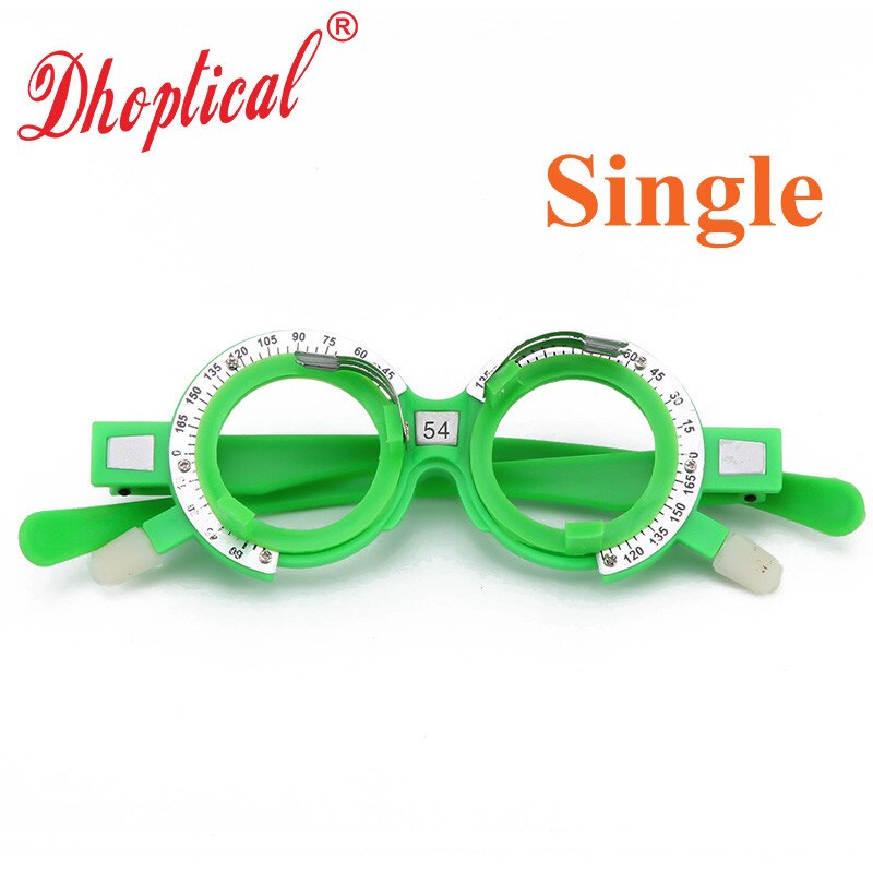 trial frame set ,colorful trial frame 52mm~70mm pc material for glasses shop and optical hospital by dhoptical: 54MM