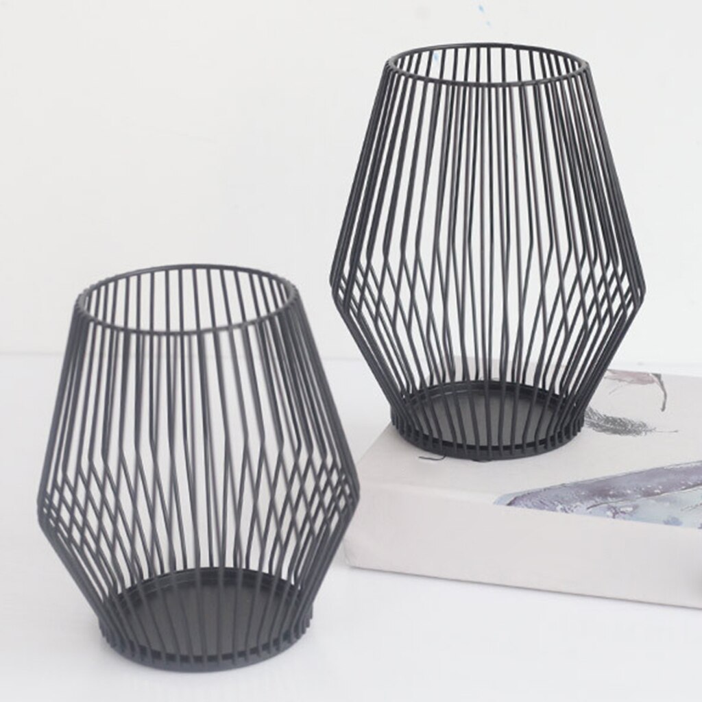Nordic stijl ijzerdraad theelichthouder voor binnen en buiten, evenementen, feesten en bruiloftstafeldecoraties