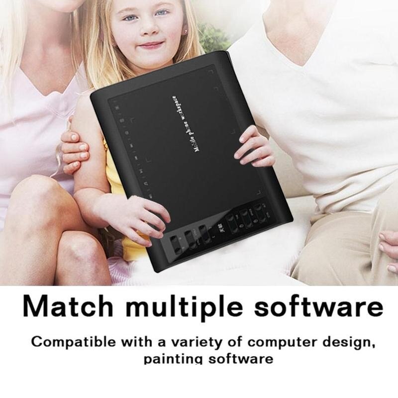 1Pc Drawing Pen Graphic tablet Writing Tablet Digital Electronic Portable Handwriting Tablet Drawing Pads Boa Tablet Ultra- E5E9