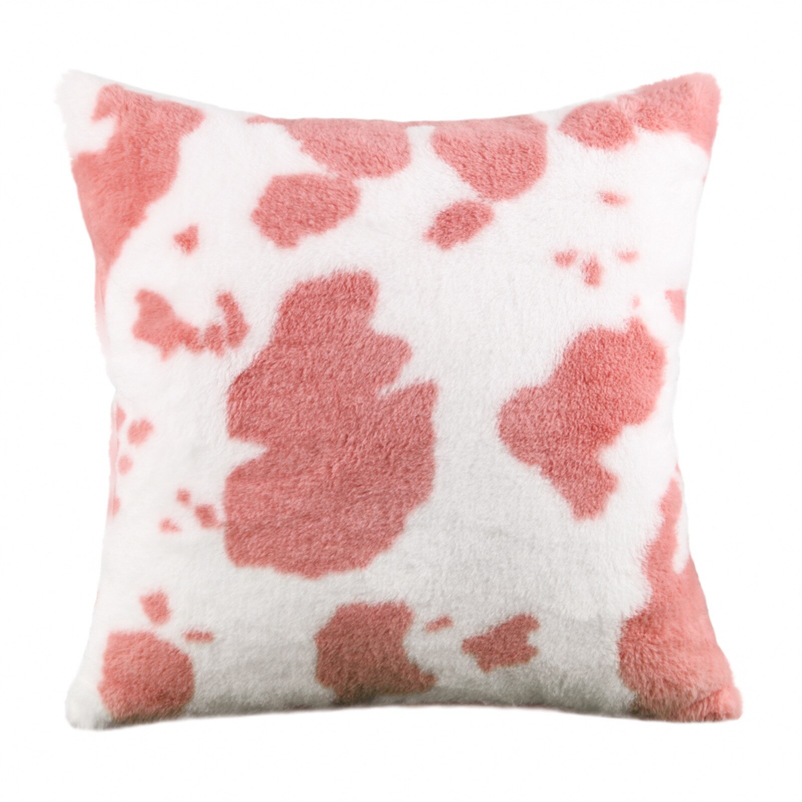 Vache Motif Taie D'oreiller En Peluche Motif Animal En Peluche Courte Canapé Famille Coussin Home Déco Coussin Canapé Наволочки Декоративные: C