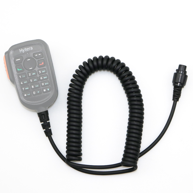 SM19A1 is suitable for Hytera walkie talkie hand microphone cable replacement, microphone cable replacement