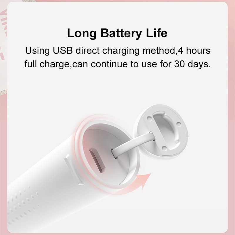 Upgrade XIAOMI MIJIA Sonic Electric Toothbrush T100 USB Rechargeable Waterproof Electric Toothbrush for Adult