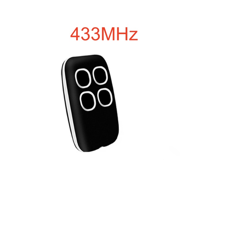 Mando a distancia Universal para puerta de garaje, 4 botones, 433MHz, duplicador de código, clon, llave de puerta, mando, transmisor manual: Blanco